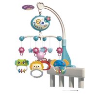 Genérico - Movil Infantil Musical Con Proyección De Imagen Celeste (698-84)