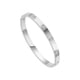 thumbnail image 3 of Elegante Pulsera De Acero Inoxidable Para Mujeres Y Hombres, Brazalete Decorativo, Color Plateado, 3 of 3
