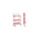 thumbnail image 2 of Carrito Plegable 3 Bandejas Rosado, 2 of 2