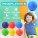 thumbnail image 3 of Bolas de juego Dodgeball BallFun, 21,6 cm, paquete de 6 con bomba y bolsa, 3 of 7