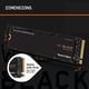 thumbnail image 3 of SSD WD_BLACK SN850 NVMe Gen4 PCIe M.2 2280 de 2 TB, 3 of 4