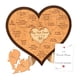 thumbnail image 2 of Placa de regalo de aniversario, artesanías de madera, decoración del hogar, rompecabezas de corazón de madera de escritorio para él, hombres, mujeres, 1er aniversario, 2 of 5