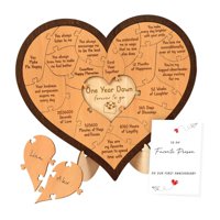 Bothyi - Adorno Conmemorativo De Recuerdo De Regalo De Aniversario Para Esposa, Marido, Él, Su Boda, Primer Aniversario