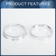 thumbnail image 5 of Anillos Centradores de Cubo Unique Bargains, 56.1mm ID a 66.1mm OD Anillos de Cubo de Rueda de Vehículo Aleación de Aluminio, 4 Piezas, 5 of 6