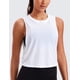 thumbnail image 2 of Remera CRZ YOGA de Algodón Pima Cropped sin Mangas Blanca S, 2 of 8