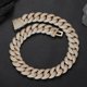 thumbnail image 2 of Cadena de Eslabones Cubanos Miami Extra Brillante para Hombre, Cadena Cubana para Hombre de Ancho 22mm, Sólida Gruesa Grande Hip Hop con Hielo Cuban Link Chain Necklace, 16-24 Inch - Caja de Regalo, 2 of 8