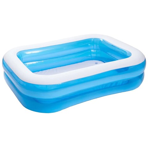 Puntostore - Piscina Inflable 201X150X50Cm Con 2 Anillos - Ps