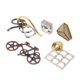 thumbnail image 2 of 5 Tipos juego Intelectual Creativo Ocio Rompecabezas Metal Magic Lock Juguete Estilo 3, 2 of 5