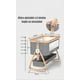 thumbnail image 4 of Cuna Colecho Mecedora Mudador 3 En 1 LuBabycas Gris, 4 of 8