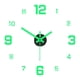 thumbnail image 1 of Pegatinas de reloj de pared sin marco luminosas modernas con números Reloj de pared de acrílico decorativo silencioso para sala de estar Decoración, 1 of 5
