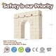 thumbnail image 5 of Taksa Toys Bloques de construcción STEM Arco romano, 69 piezas, 5 of 6
