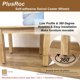 thumbnail image 3 of PlusRoc 4 Pack 1 Inch Self Adhesive Caster Wheels for Furniture, 3 of 3