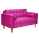 thumbnail image 2 of Sofa Retro 2c Felpa 04 Fucsia, 2 of 6