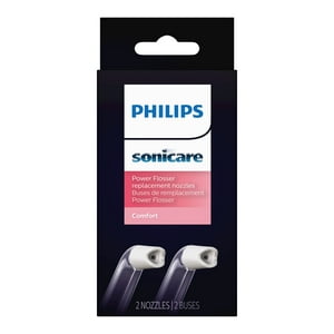 Power Flosser Comfort Tips, Paquete De 2 Unidades, Philips Sonicare Hx3052/00