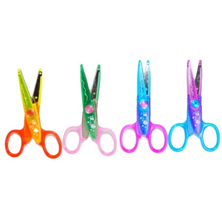 Pequi - Set De 4 Tijeras Con Diseño