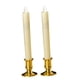 thumbnail image 1 of 2pcs calientan la vela llevada romántica del oscilación de la llama del oro de las velas verdaderas caseras un oro, 1 of 5