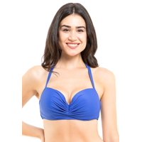 Samia - Bikini Sostén Con Copa Blanda C-D Azul 48