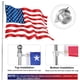 thumbnail image 5 of Anillos para Mástil de Bandera HPGOED Aleación de Aluminio 1.25 pulg Giro 360°, 5 of 7
