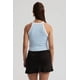 thumbnail image 3 of Polera Mujer Cuello Halter Celeste Claro, 3 of 4