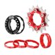 thumbnail image 5 of Conjunto De Volante De Inercia De Una Velocidad De 16 Dientes, Cassette De Monta?a Para Bujes De Cassette, Rojo, 5 of 5
