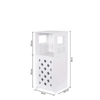 Multiusos. - Organizador Estante Para Sala Multiusos Moderno Blanco K38