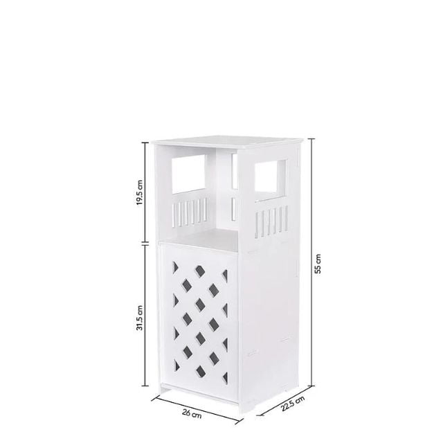 Multiusos. - Organizador Estante Para Sala Multiusos Moderno Blanco K38