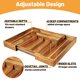 thumbnail image 3 of CADDY KITEISCAT organizador expandible de cubiertos de madera de acacia con 8 compartimentos, 3 of 7