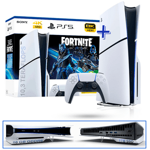 Sony Consola Playstation 5 Ps5 Slim Disco 1Tb Ssd + Fortnite