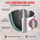 thumbnail image 2 of Pote Stockpot Bakken-Swiss Deluxe de acero inoxidable de 14 litros con tapa, 2 of 6