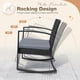 thumbnail image 5 of Juego de muebles de exterior Greesum de 3 piezas con sillas mecedoras, color gris, 5 of 7
