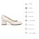 thumbnail image 5 of Zapato Mujer Charol Negro Taco Ancho Punta Redonda HL17, 5 of 8