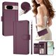thumbnail image 2 of Funda Cartera para Google Pixel 8A con Bolsillo para Billetes, Morado Oscuro, 2 of 6