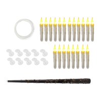 Magideal - Velas Flotantes Para Colgar En La Ventana, Velas Versátiles Con Control Remoto, Luz Parpadeante Cálida Para Regalo De Cumpleaños, Decoración De Fiesta 20 Piezas Blancas A