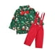thumbnail image 4 of Disfraz De Navidad Con Pajarita, Trajes De Caballero Para Niños, Espectáculo En El Escenario, Tirantes Con Clip, 4 of 5