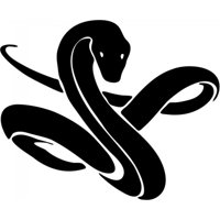 Rienda Libre Graphics - Decomural Serpent Snake Reptile Animals Ws-15888