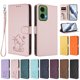 thumbnail image 3 of Motorola MOTO G35 5G Funda Billetera con Estampado de Gato, Rosa, 3 of 6