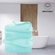 thumbnail image 3 of Juego de toallas de baño Cosy Family de microfibra, ligeras y de secado rápido, ultrasuaves y muy absorbentes para baño, gimnasio, hotel, playa y spa (azul congelado), 3 of 7