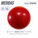 thumbnail image 2 of Pelota Gimnasia Rítmica Infantil 15 cm 250-300 g Glitter Entrenamiento Competencia, 2 of 3