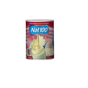 Suplemento Nat100 Diabético Sabor Vainilla, 900 Gramos.