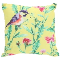 Sueño Blanco - Cojin Bucalitos Amarillo Pajaro