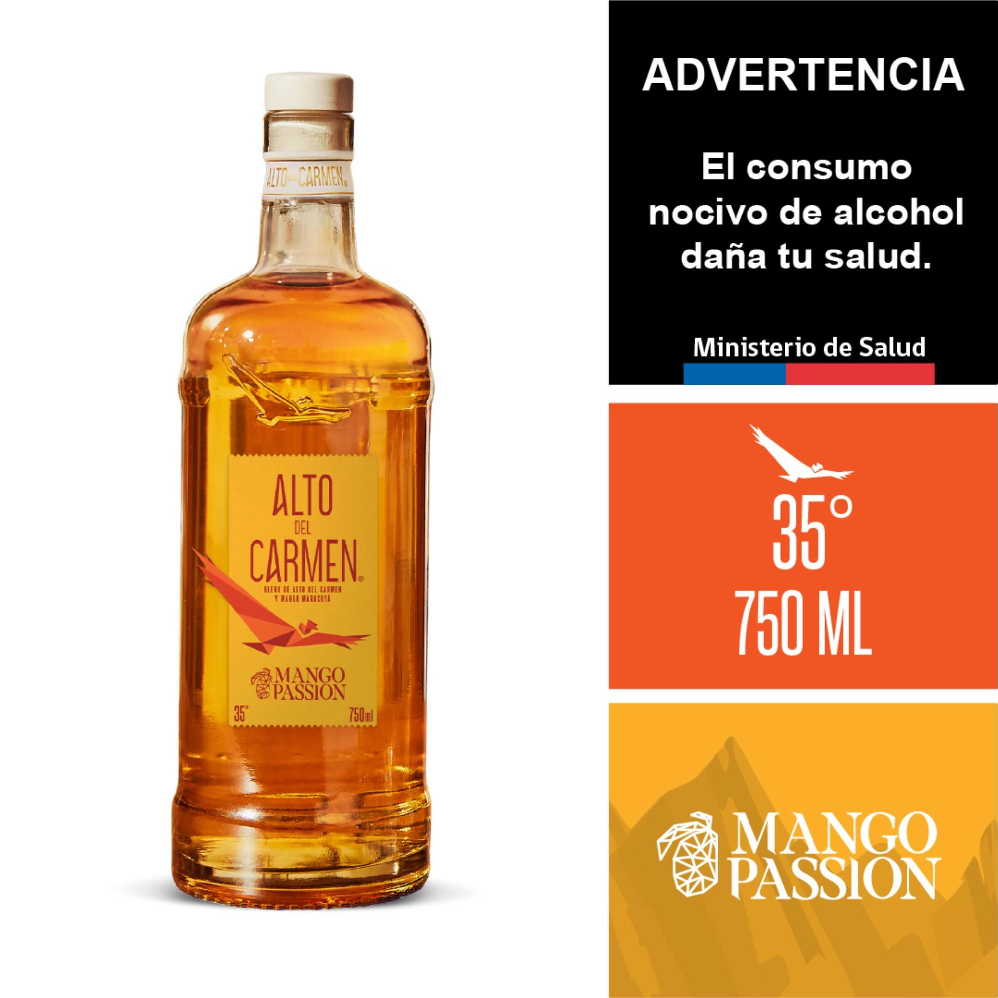 Alto Botella Del Carmen Mango Passion, 750 ml