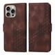 thumbnail image 1 of Carcasa FOXDOCK iPhone 15 Pro Max de cuero PU, diseño acolchado clásico, protección contra caídas y rayones, 1 of 5