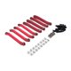 thumbnail image 5 of 8x Reemplazo De La Barra De Dirección De La Barra De Tracción Para La Modificación De Vehículos D90 D91 D96 Rojo, 5 of 5