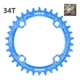 thumbnail image 5 of Plato Redondo Mtb Narrow Wide Bicicleta 30t 32t 34t 36t 38t azul 34T, 5 of 6