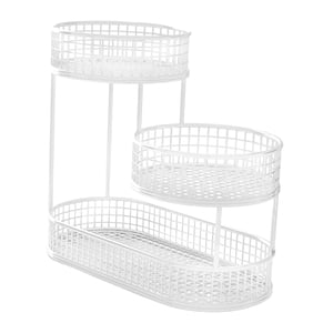 Magideal - Cesta De Fruta De Metal Cesta De Almacenamiento De Alambre De Metal, Gran Capacidad, Soporte De Encimera Que Ahorra Espacio Tazón Para Servir Estante