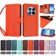 thumbnail image 4 of Funda Cartera Trébol para Xiaomi Poco M8 Pro 5G con Ranuras Tarjetas y Carga Inalámbrica Naranja, 4 of 6
