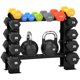 thumbnail image 1 of Estante para Mancuernas DERACY de 5 Niveles, Capacidad 450 lb, Negro, 1 of 8