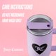 thumbnail image 5 of Vaso térmico Juicy Couture Jetsetter 1,2 L morado con glitter, 5 of 6