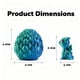 thumbnail image 2 of Mini Huevos De Dragón Impresos En 3d Paquete De 15 Juguetes Antiestrés, 2 of 7