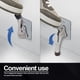 thumbnail image 2 of Tope de puerta CG PLUS One‑Touch adhesivo 10 × 5 cm, paquete de 2, 2 of 7